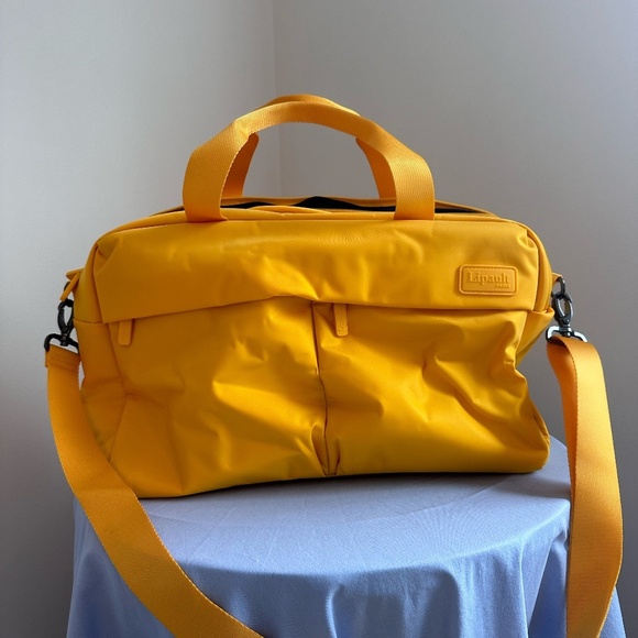 Lipault Paris CITY PLUME 24H BAG in color Sunflower - Picture 5 of 6